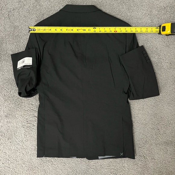 38S 2Pc Suit Men's Black William Rast Blazer & Pants - Picture 9 of 15